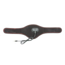Black Heated Vibrating Neck Wrap - USB Powered Massager for Soothing Pain Relief with 3 Heat & 3 Vibration Modes