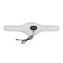Light Grey Heated Vibrating Neck Wrap - USB Powered Massager for Soothing Pain Relief with 3 Heat & 3 Vibration Modes