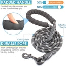 Green 3-in-1 Tangle-Free Dog Leash for 1-3 Dogs - Heavy Duty Bungee Coupler with Reflective Stitching & Padded Handle