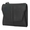Black Genuine Leather Women's Wallet -C Multifunctional Coin & Card Holder, Fashionable Card Box in Top-Grade Cowhide