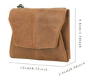 Blue Genuine Leather Women's Wallet -C Multifunctional Coin & Card Holder, Fashionable Card Box in Top-Grade Cowhide