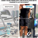 Waterproof Fitness Water Bottle Holder Bag with Adjustable Strap - Black Gym Crossbody