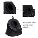 Ventilated Adjustable Pet Backpack - Carrier for Small to Medium Dogs and Large Cats, Purple