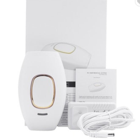 Advanced IPL 881 Laser Hair Removal Device - Sleek Home Use Electric Depilator for Women