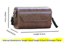 Milk Cow PU Leather Camera Bag for Fujifilm X Canon G Olympus PEN - Compact Vintage Design