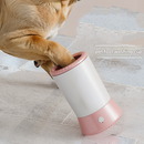 Blue Portable Dog Paw Cleaner - Gentle Silicone Pet Foot Washer Cup for Muddy Paws