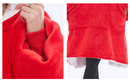 Pink Oversized Wearable Blanket Hoodie - Ultra Soft & Cozy Snuggle Pullover for Adults