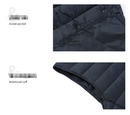 L Black Men's Lightweight Quilted Puffer Vest - Ideal Sleeveless Jacket for Winter Layering