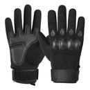 XL Black Hard Knuckle Tactical Gloves - Full-Finger Protective Gear for Motorcycle, Cycling & Outdoor Sports