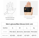 M Brown Premium Men's Genuine Sheepskin Leather Driving & Cycling Gloves