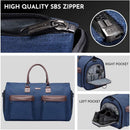 Black 45L Garment Duffel Bag - Men's Travel Suit Bag - Carry On Weekender