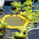 2PCS L 210x180x3.5mm Yellow Floating Bee Saver Waterer - Safe Drinking Platform for Garden Ponds & Bird Baths