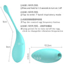 Green PulseWave Waterproof Clitoral Sucker & Vibrating G-Spot Teaser - 7 Suction Modes, USB Rechargeable