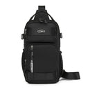 Black Stylish Multi-Functional Men's Chest Bag - Lightweight Crossbody Sling Pack