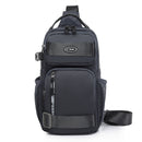Grey Stylish Multi-Functional Men's Chest Bag - Lightweight Crossbody Sling Pack