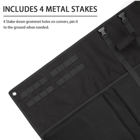 Green Portable Tactical Shooting Mat - Lightweight Roll-Up Ground Pad for Outdoor Range & Hunting