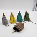 2-PCS Dark green Clip-On Canvas Dog Treat Pouch - Portable Drawstring Bag for Training & Walks
