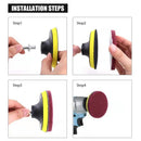 20-Piece set Ultimate Car Detailing Kit - Drill Brush & Polishing Pad Set for Car Interior, Wheels, and Exterior Cleaning