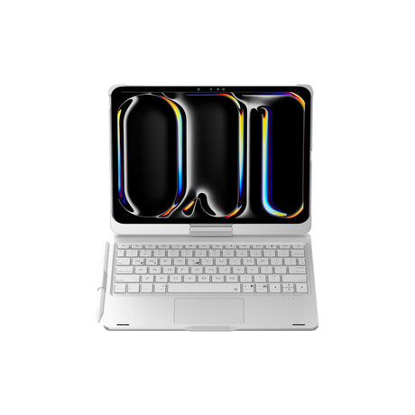 Black Magic Keyboard Case for ipad Air6/Air7 11-inch, Bluetooth Keyboard with RGB Backlight & Precision Trackpad