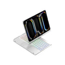 Black Magic Keyboard Case for ipad Air6/Air7 11-inch, Bluetooth Keyboard with RGB Backlight & Precision Trackpad