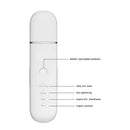Pink Professional Ultrasonic Skin Scrubber - 4-in-1 Facial Spatula for Deep Cleaning, Blackhead Removal, and EMS Lifting