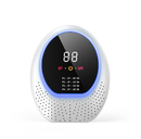 White Rechargeable Ozone & UV-C Air Purifier with Remote - Portable Odor Eliminator for Home, Pets & Closets