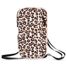 Leopard print RFID Blocking Travel Wallet - Multi-functional Large Capacity Passport Holder & Card Organizer with Adjustable Strap for Men & Women