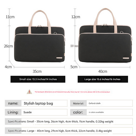 Cream card Chic Padded Laptop Bag for 15.6-Inch Notebooks - Versatile Shoulder Briefcase with Trolley Strap