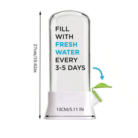 Green Fresh Herb Keeper & Saver - Refrigerator Pod to Extend the Life of Fresh Herbs