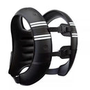 Black Gym Partner Weighted Vest - Adjustable & Reflective for Running, Training & Strength Building(10KG)