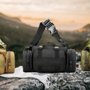 Mud color Tactical Outdoor Waist Bag - Durable Multi-functional Crossbody Shoulder Pack for Men & Women
