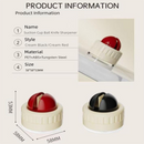 4 Pcs Red Powerful Suction Kitchen Knife Sharpener - Tungsten Steel Fast Sharpening Tool for Household Knives & Scissors