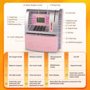 Black Digital ATM Savings Bank for Kids - Electronic Piggy Bank with PIN & Card for Real Money