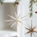 5-PCS Transparent New Christmas Ornament - Starburst Hanging Decor for Tree and Holiday Display