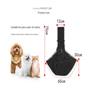 Red Pet Carrier Backpack - Comfortable Shoulder Bag for Cats and Dogs, Ideal for Outdoor Use in Autumn and Winter