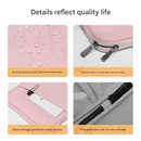 Green 360° Protective Laptop & Tablet Sleeve with Accessory Organizer - Water-Repellent Carrying Case