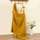 Ginger yellow Soft Muslin Cotton Nursing Cover - Breathable Breastfeeding Apron for Privacy