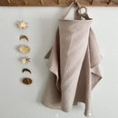 Ginger yellow Soft Muslin Cotton Nursing Cover - Breathable Breastfeeding Apron for Privacy