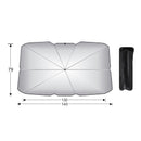Large size Foldable Car Windshield Sun Shade Umbrella - Ultimate UV & Heat Blocker for Interior Protection