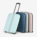 Compact Expandable Foldable Luggage - Reinforced Alloy Handle & Silent Wheels(light green)