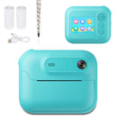 Kids Multi-Functional Camera Toy - Instant B&W Printing & Creative Stickers(pink)