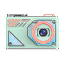 Glitter Sand Design 64MP HD Digital Camera with LED Fill Light & Auto Focus(green)