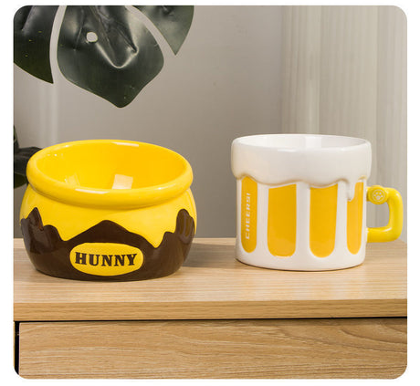 Premium Elevated Pet Bowl with Ergonomic 15°  Tilt & Large Capacity(Beer Bowl)