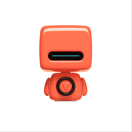 Mini Robot Style Bluetooth Speaker - Portable, 8-9 Hr Playtime, Built-in Mic & Lanyard(Silver Gray)