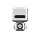 Mini Robot Style Bluetooth Speaker - Portable, 8-9 Hr Playtime, Built-in Mic & Lanyard(red)