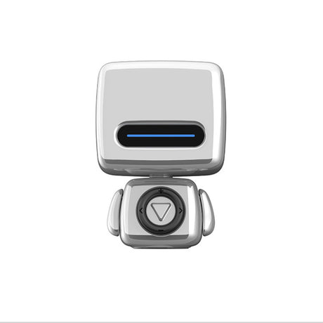 Mini Robot Style Bluetooth Speaker - Portable, 8-9 Hr Playtime, Built-in Mic & Lanyard(red)