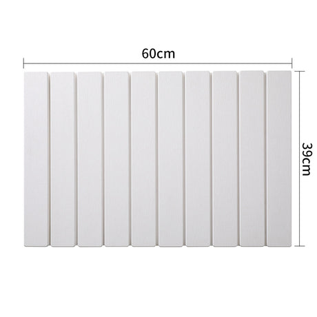Collapsible Diatom Mud Bath Mat - Quick Dry, Non-Slip, Odor-Free Absorbent Pad(white)
