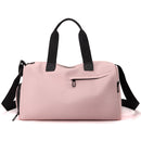 Large Capacity Travel Duffel Bag with Shoe Compartment & Wet Pocket - Multi-Purpose Gym & Weekend Bag(Pink)