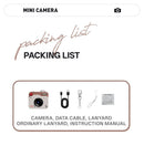 Mini Retro Keychain Camera - 48MP Photos, 1080P HD Video with Built-in Filters & Flash(Khaki Brown)