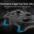 Multi-Platform Wireless Gaming Controller with Dual Motor Vibration, Turbo & Phone Holder(White, red and blue with receiver)